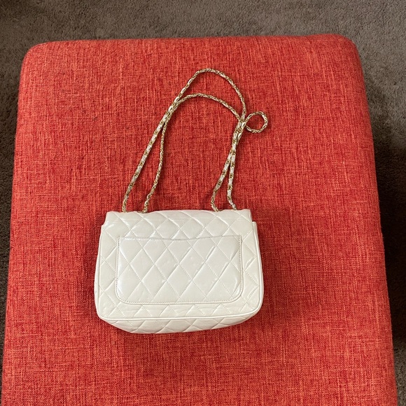 VTG Jay Herbert New York Quilted Leather Purse Bag Chain Strap Flap Made in USA - Picture 2 of 15